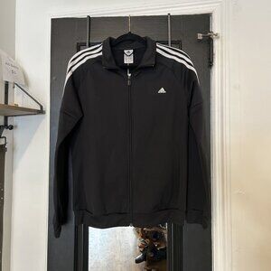 Adidas Zip Up Jacket Black & White